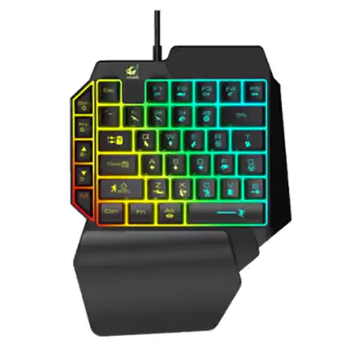 Wire Smart Teclado para juegos con una sola mano