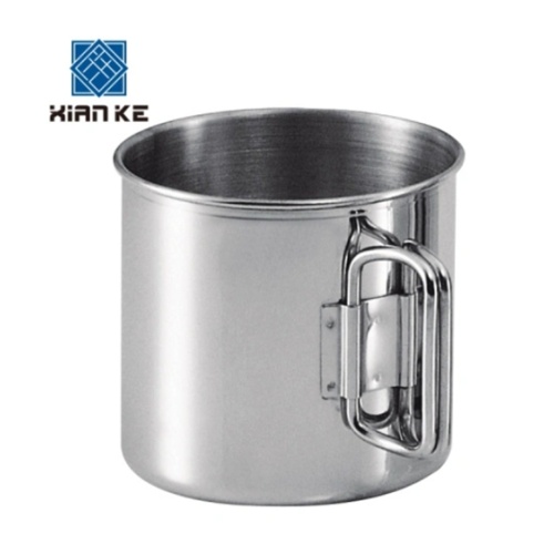 Enjoy outdoor life easily, the 14 oz stainless steel camping mug takes you into nature!