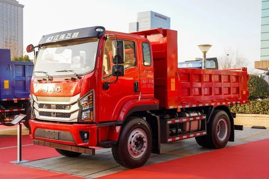 Casis Tahan Lama JAC 4X2 4.8m 8.4cbm 220HP Kenderaan Sampah Ringan1