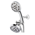 High Pressure 3-Way Rainfall Shower System: Luxurious Showerhead with 10-Setting Handheld1