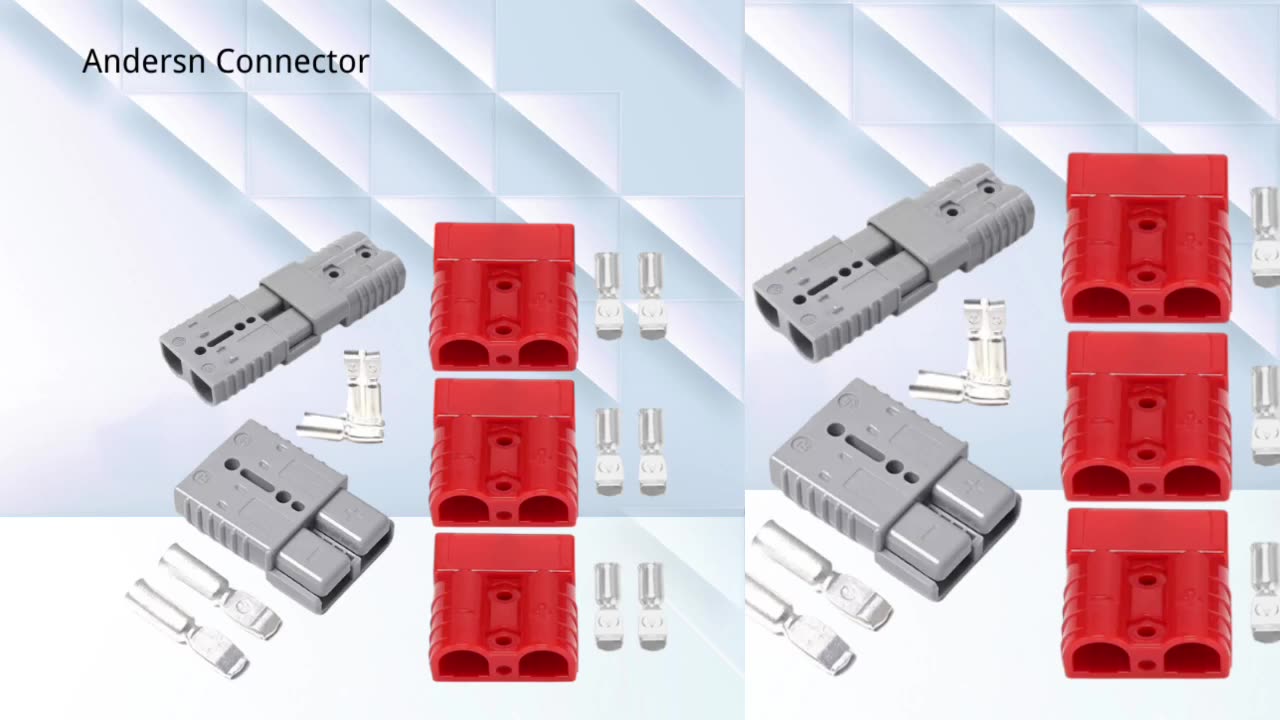 Conector rojo 350A al aire libre Anderson Anderson para cable