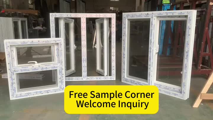 uPVC double hung window