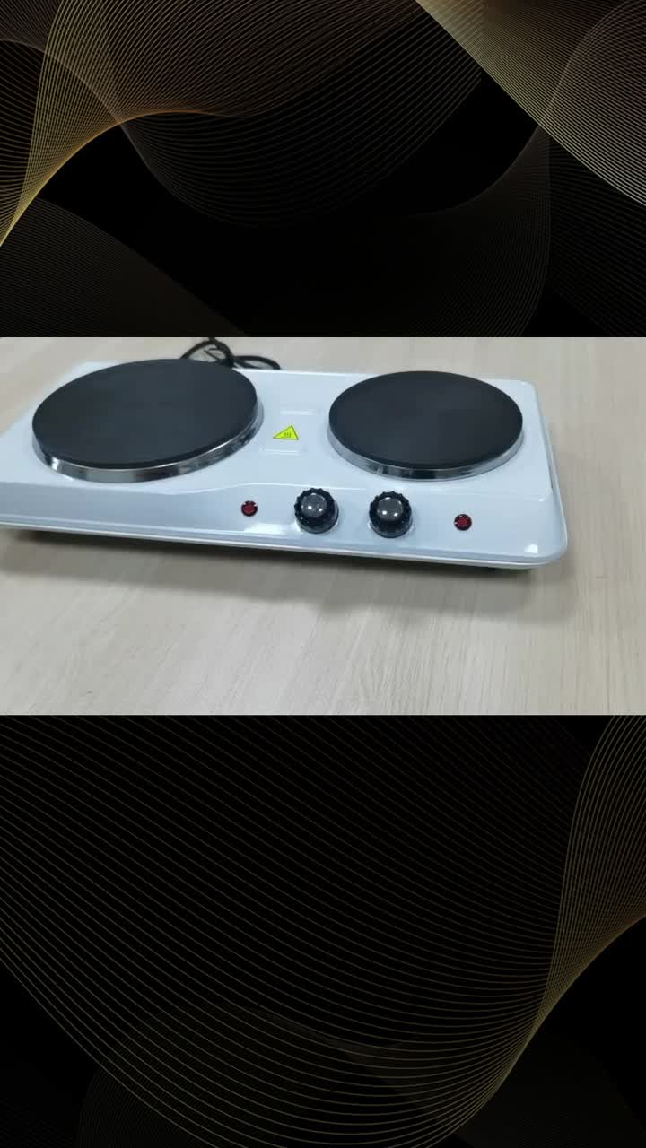 2500W Electric Burner Stove Double Solid Hotplate