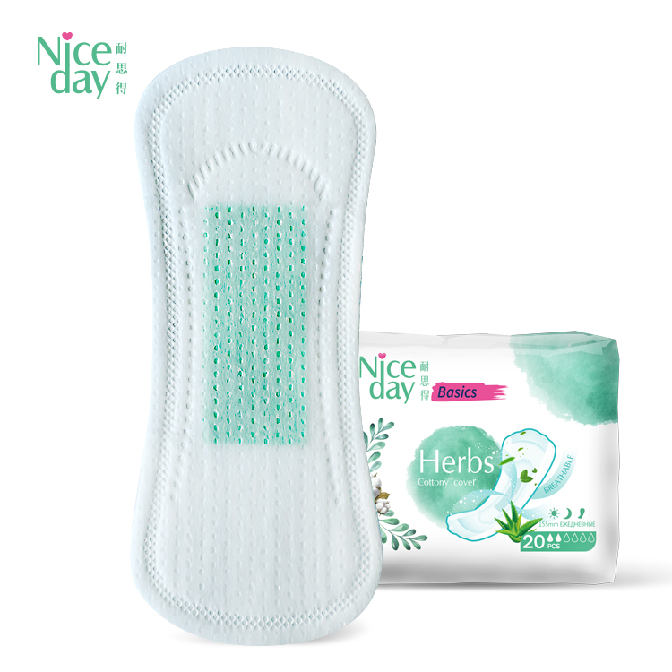 Cooling Fresh Herbal Aloe Vera Mint Panty Liner