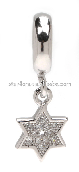 925 Sterling Silver Star Shaped Fashion Silver Pendant