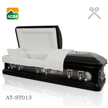 good quality china steel casket factory cheap casket