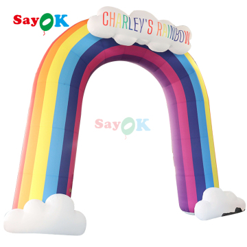 Inflatable Rainbow Arch: Custom Advertising for Events, Birthdays, and Promotions