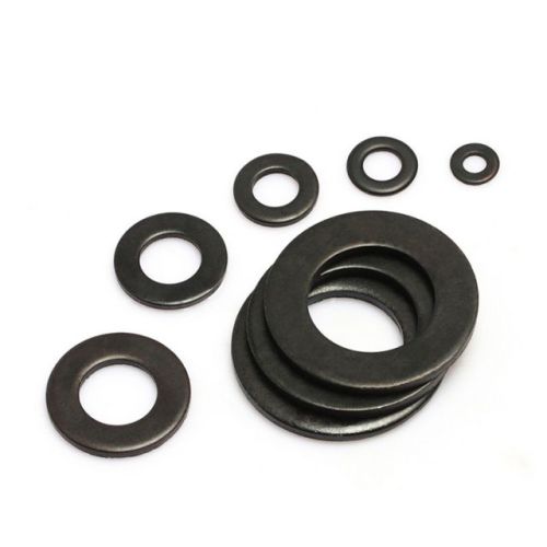 Customized 4mm Carbon Steel 5mm Black Flat Washers