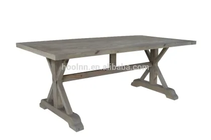 French Style Furniture (Elm dining table D1606)