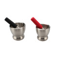 Stainless Steel Hand Masher Mortar and Pestle Set