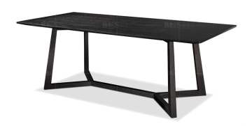 Dark color timber fancy restaurant table