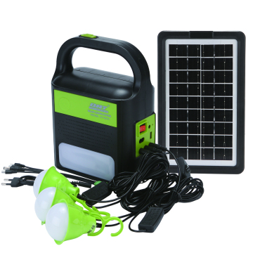 DT-9019 Rechargeable Solar Lighting System: Portable Handheld Outdoor Emergency Light