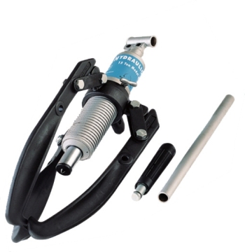 Integrated hydraulic puller