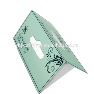 2016 customzied label paper packing card