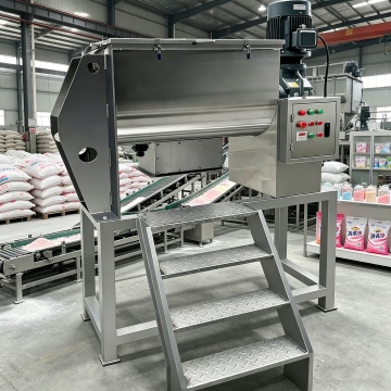 Plovimo miltelių juostelių maišytuvas