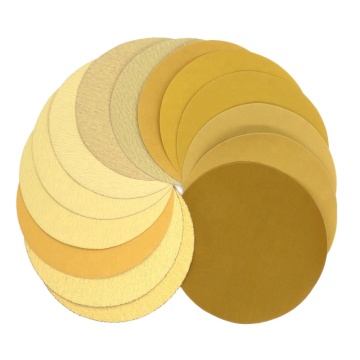 9 Inch Gold Sanding Disc RMC AP33M 225MM Yellow Abrasive Disc for Automotive Polishing