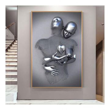 2022 Hot Selling 3D Love Metal Statue and Home Decor