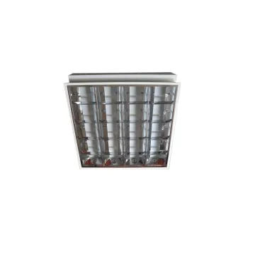 T8 Recessed Fluorescent Louver Fitting Grille Lamp 4x18W 60x60