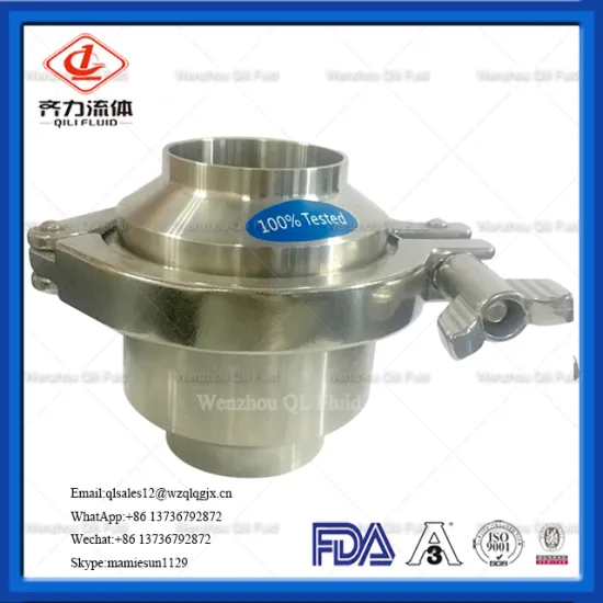 Food Grade Sanitary Stainless Steel Welded Check Valve