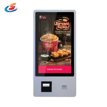 self-service kiosk QR code scanner thermal printer