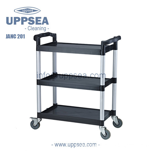 UPPSEA Commercial Executive Plastic Enclosed Utility Cart with Cabinet: Your Efficient Storage Solution