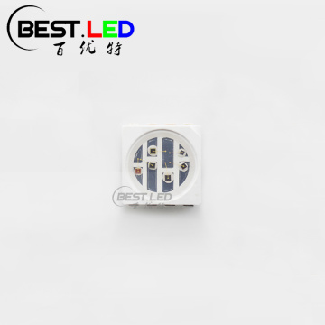 5050 SMD LED 6-чып з некалькімі даўжынёй хвалі LED PLCC-8