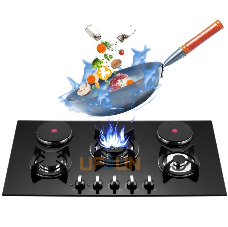 5 burners AC electric Ignition Simple Operation Home use Portable Gas Stove