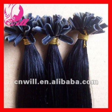 Silky Straight Double Drawn Brazilian Hair Nail Tip Hair Extension U-tip Hair Extension Remy Hair Extension