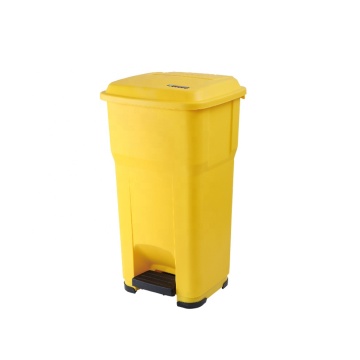 Extra Large Foot Pedal Trash Can: 55L Capacity Bin for Indoor and Outdoor Use