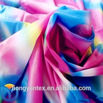 100% polyester woven printing pongee fabric