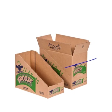 Tear Away Shelf Ready Recyclable Cardboard Packaging Box for Retail Stores