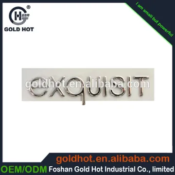 High Quality electroform nickel sticker