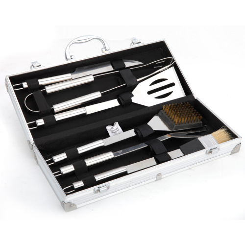 BBQ Grill Kit aluminium doos 6 keer