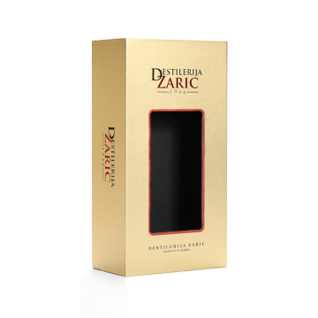 Gold Of Grey Boaed Wine Packaging Box