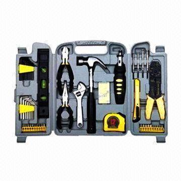 129-piece tool set, made of carbon steel, 1 piece knife