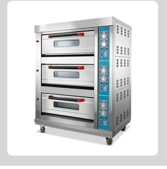 Professional Bakery Equipment 3 Layers Large Capacity Bread Baker Baking Cake Pizza Oven for Sale