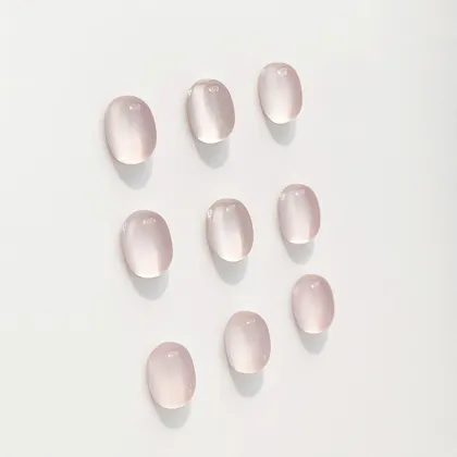 High Quality Natural Loose Rose Quartz Egg Shaped