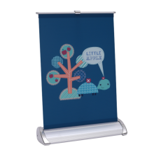 A4 Portable Retractable Desk Roll Up Banner Stand