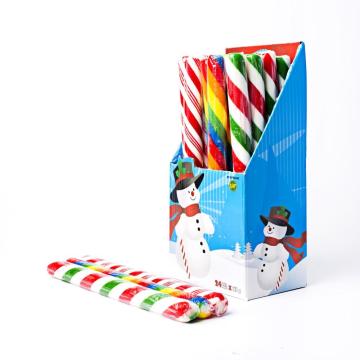 Wholesale OEM Christmas Themed Multi-Color Swirly Hard Candies