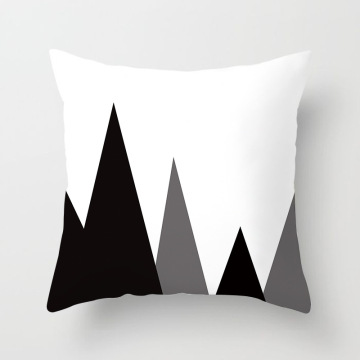 Nordic Digital Printing Geometric Fragment Pattern Pillow