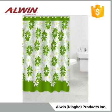 Competitive price Polyester hotel printing shower curtain 9057