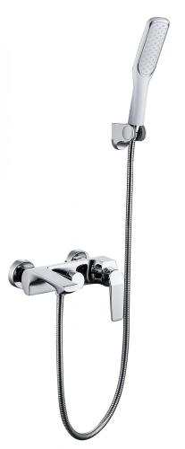 Brass Single Level Bathtub Shower Mixer Set