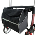 Lichtgewicht rollator met arm rustpad en wielen