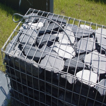 Sistema de caixa de gabion de alta durabilidade para controle de erosão