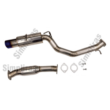 Einzelschuffler mit Tipp 4,5 &quot;Ausgang Catback-Auspuffanlage für 09-21 Nissan 370Z Z34