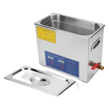 Portable 304 Stainless Steel 40KHz Ultrasonic Cleaner with Digital Timer and Heater