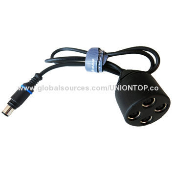 New design latest multi-plug DC power cords, wire OD 4.0 or 4.5mm