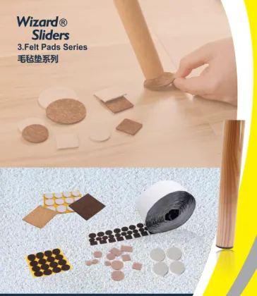 Furniture products sliding felt pads