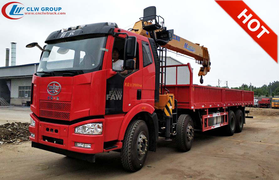 العلامة التجارية الجديدة FAWJ6 14Tons Boom Truck Mounted Crane