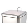 Stainless Steel Square Foot Pedal Waste Bin